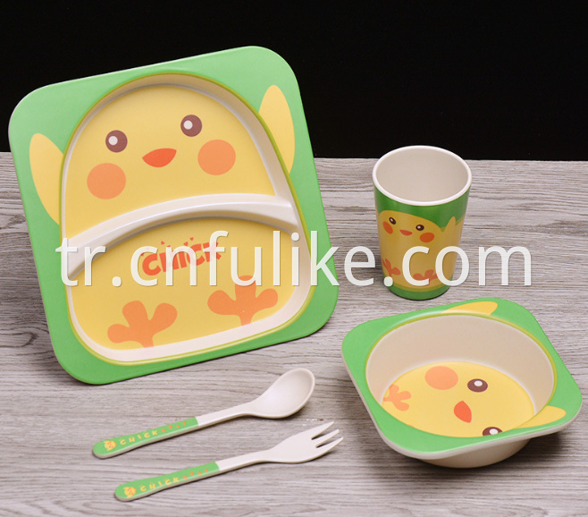 Bamboo Childrens Dinnerware